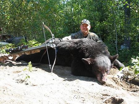 Dan Wallace with his Trophy Ontario Black Bear