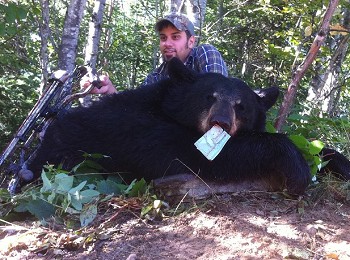 September Hunt, trophy black bear hunt in Ontario